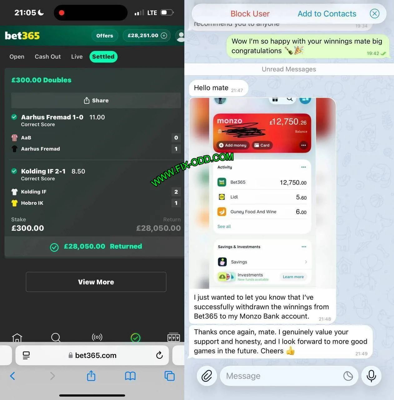 BET365 MONZO FIXED MATCHES TIPS